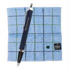 【名入れ】POLO タオルハンカチとPARKERボールペンのギフトセット | ［IM］ロイヤルブルー / ［POLO］ブルー