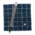 【名入れ】POLO タオルハンカチとPARKERボールペンのギフトセット | ［IM］ダークエスプレッソ / ［POLO］ネイビー