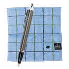 【名入れ】POLO タオルハンカチとPARKERボールペンのギフトセット | ［IM］ダークエスプレッソ / ［POLO］ブルー