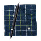 【名入れ】POLO タオルハンカチとPARKERボールペンのギフトセット | ［IM］マットブラック / ［POLO］ネイビー