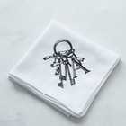刺繍ハンカチ キーチェーン | 柄 | A - キーチェーン