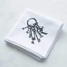 刺繍ハンカチ キーチェーン | 柄 | R - キーチェーン