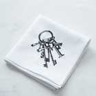 刺繍ハンカチ キーチェーン | 柄 | T - キーチェーン