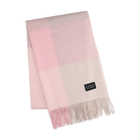 アルカディアルカ arcadiarca カシミヤ100% ストール レディース[無地/チェック柄] | ピンクベージュチェック