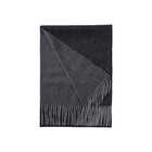 アルカディアルカ arcadiarca カシミヤ100% マフラー メンズ  | ブラック×チャコール