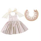 MARLMARL （マールマール） ベビーサイズ エプロンBouquet ＆ スタイ dolce 女の子セット（ ベビーサイズ： 80 - 90 cm ） | ［スタイ］lace collar ＋ ［エプロン］magnolia