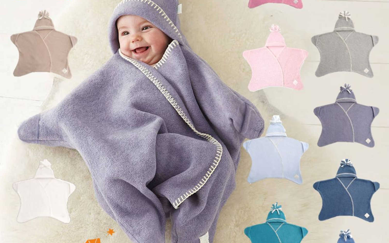 タッペンスアンドクランブル 星型アフガン スターラップ 0-4M