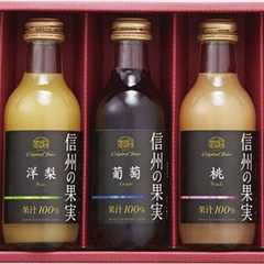 りんご村からのおくりもの 信州産フルーツジュース詰合せ 5本セット(200ml)