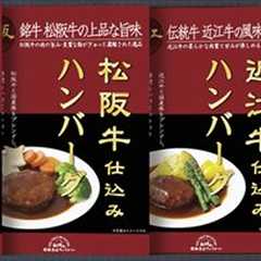飛騨高山ファクトリー 松阪牛・近江牛・飛騨牛仕込みハンバーグ&カレー詰合せ 4点セット