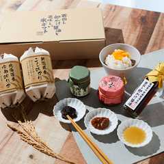 美食ファクトリー 蔵出し卵がけ醤油と美味しい米ギフト KKX-30R