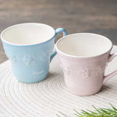 名入れ WEDGWOOD(ウェッジウッド)フェスティビティ マグカップ ペアギフトセット