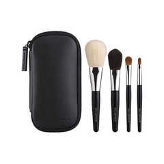 shu uemura レザーケース付き ポータブル ブラシ4点セット