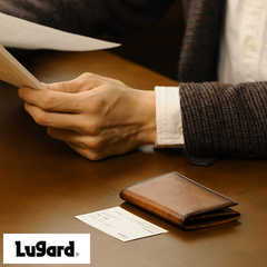 青木鞄 Lugard 名刺入れ メンズ 本革 レザー カードケース