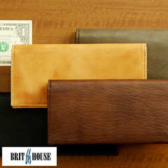 BRIT HOUSE ヤギ革長財布 小銭入れあり Goat Leather