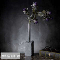 花瓶 北欧 ガラス おしゃれ HUKKA DESIGN suomi カレリアンソープストーン フラワーベース 一輪挿し 花瓶 インテリア