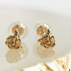 Rose Pierced(K10YG/WG)