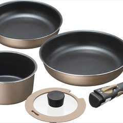 ブラナーノⅡ IH対応着脱ハンドル鍋3点セット MB-2440