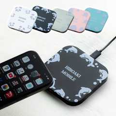 名入れ スクエア形 ワイヤレス充電器 5W [Qi規格]