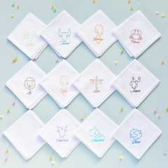刺繍ハンカチ ホロスコープ(星座)