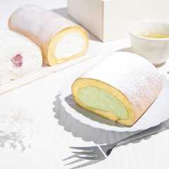米粉ロール木箱入 ロング1本・ハーフ2本詰合