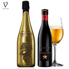 シャンパーニュ/DRAGON&TIGER ドラゴン ゴールド&イネディットビール 330ml