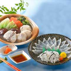 「関とら本店」 とらふく刺身&とらふくちり鍋(個食鍋)セット