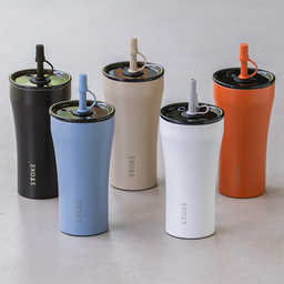 タンブラー ストロー付き ストーク STTOKE 大容量 590ml