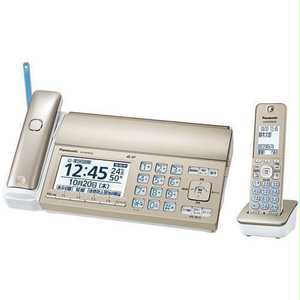 【期間限定ギフトプレゼント】パナソニック KX-PD750DL-N デジタルコードレスファクス(子機1台付き) シャンパンゴールド