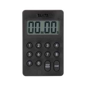 タニタ デジタルタイマー（ブラック）