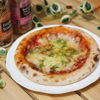 福島　白河高原「ナポリ舎」のラザニアピッツアセット 本格ベーコンとアスパラガス入り