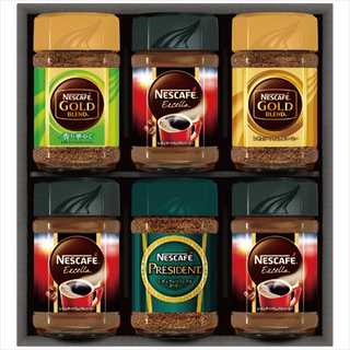 ネスカフェ プレミアムレギュラーソリュブルコーヒーギフトセット 4種6個入り
