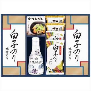 ヤマサ鮮度しょうゆ&白子のり詰合せ 8点セット