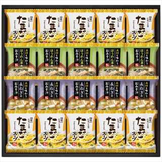 フリーズドライ 具材を味わうおみそ汁&たまごスープ 20点セット