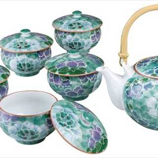 波佐見焼 彩牡丹 番茶器揃