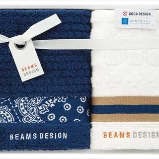 BEAMS ラインバンダナ タオルセット