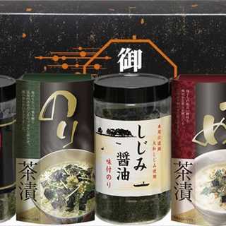 有明海産&しじみ醤油味付のり・お茶漬け詰合せ