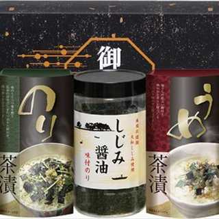 有明海産&しじみ醤油味付のり・お茶漬け詰合せ
