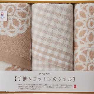 今治タオル 手摘みコットン フェイスタオル2P&ウォッシュタオル2P