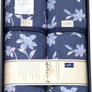 高島ちぢみ ひんやり快適 キルトケット(キシリトール加工) 2枚セット