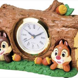 ディズニー チップ&デール 置き時計