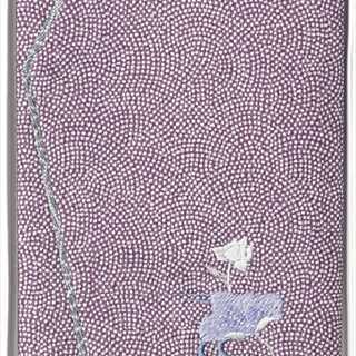 洛北 刺繍入り金封ふくさ 紫蓮