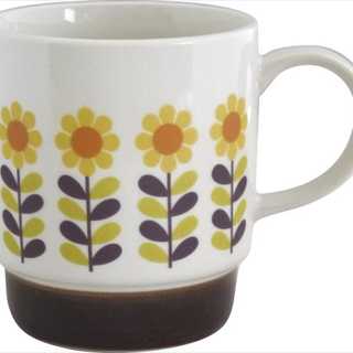 レトロ喫茶 マグカップ ブラウン