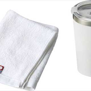AMIi HOME カップインタンブラー&タオル ホワイト