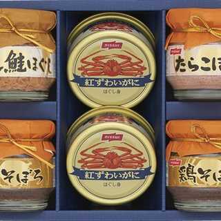 ニッスイ 紅ずわいがに缶詰・瓶詰ギフトセット