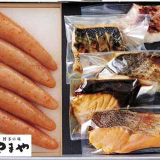 やまや 辛子明太子・レンジで簡単焼魚詰合せ