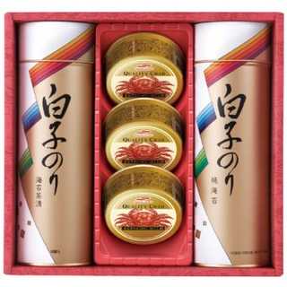 白子 のり・カニ缶詰合せ 55g