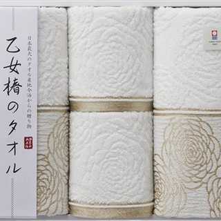 今治タオル 乙女椿のタオル フェイスタオル2P&ウォッシュタオル2P