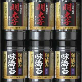 有明海産明太子風味&旬摘み味海苔セット YOI-30