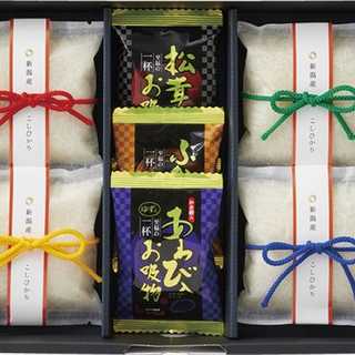 初代田蔵 新潟県産こしひかり至福の一杯贅沢お吸い物ギフトセット YUIFM-3