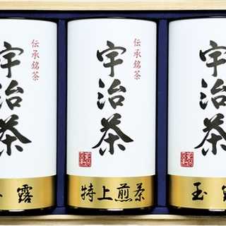 宇治茶詰合せ(伝承銘茶)木箱入 LC1-201